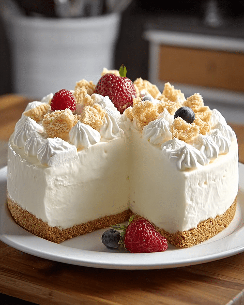 Marshmallow Whip Cheesecake