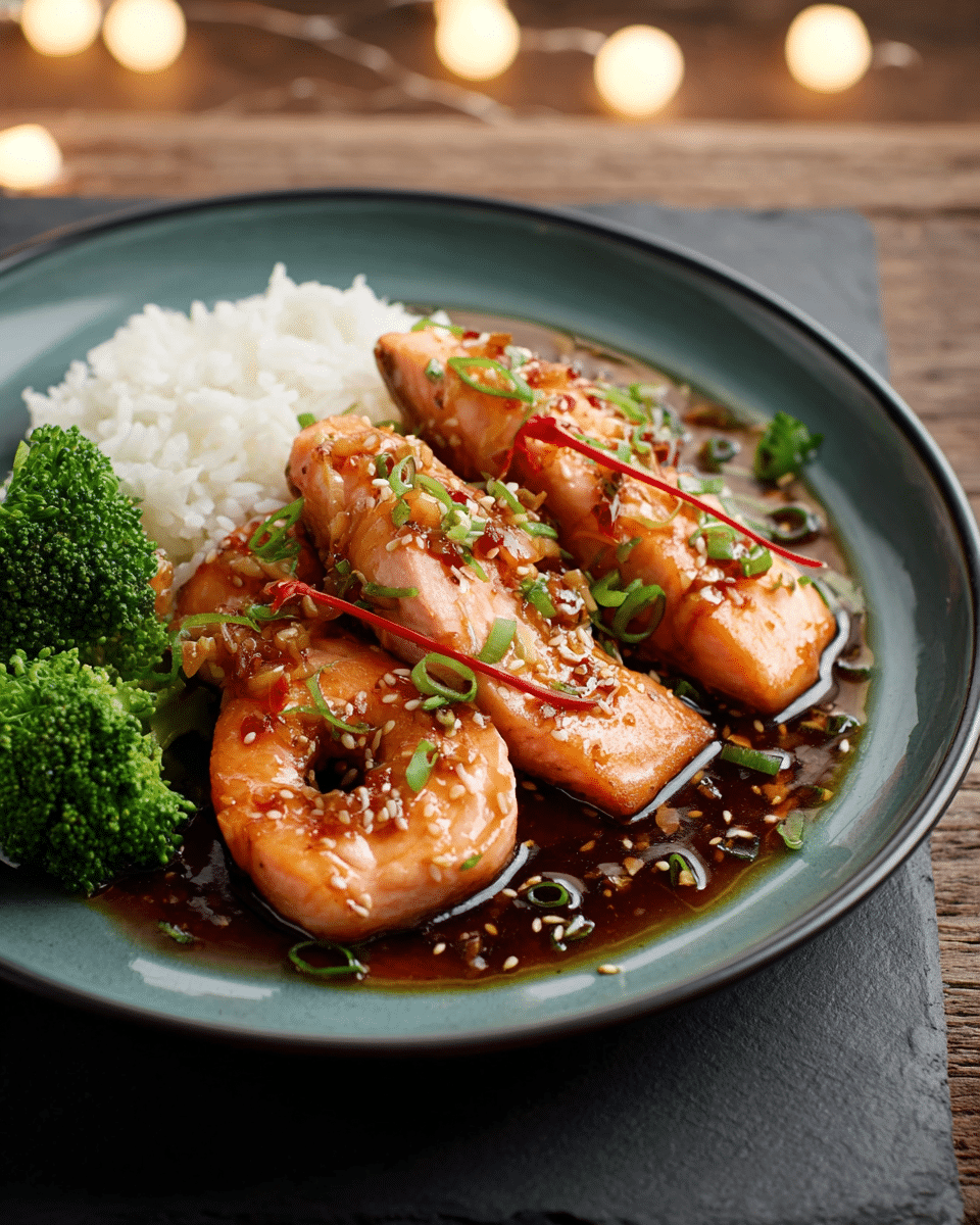 Spicy Soy Butter Salmon