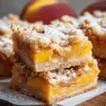 Heavenly Summer Peach Bars