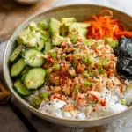 Spicy Salmon Rice Bowl