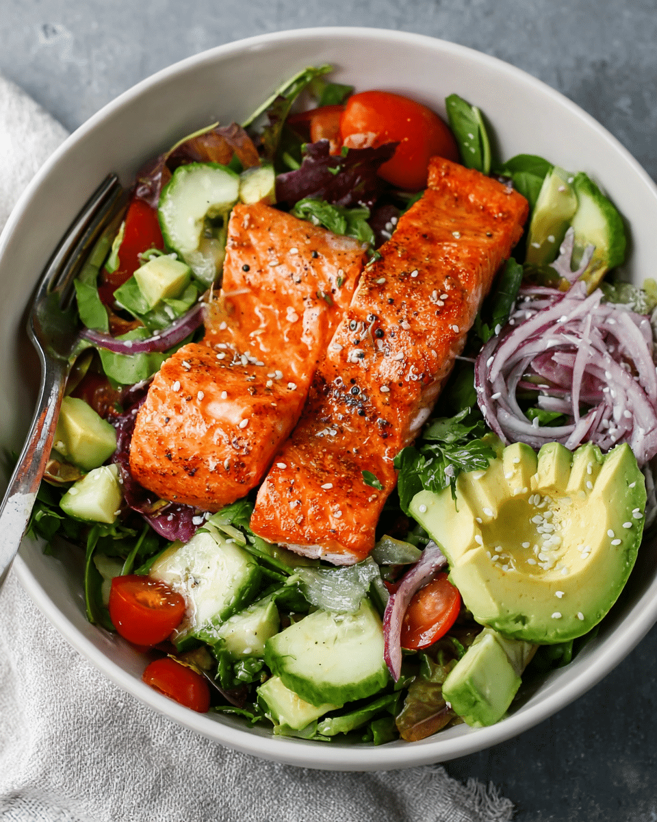 Salmon Avocado Salad