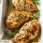 Garlic Rosemary Roasted Chicken Breasts