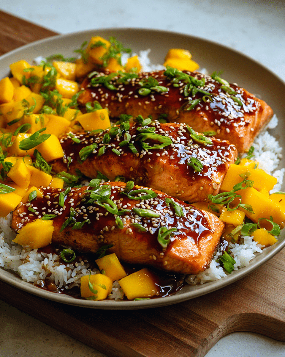Mango Teriyaki Salmon