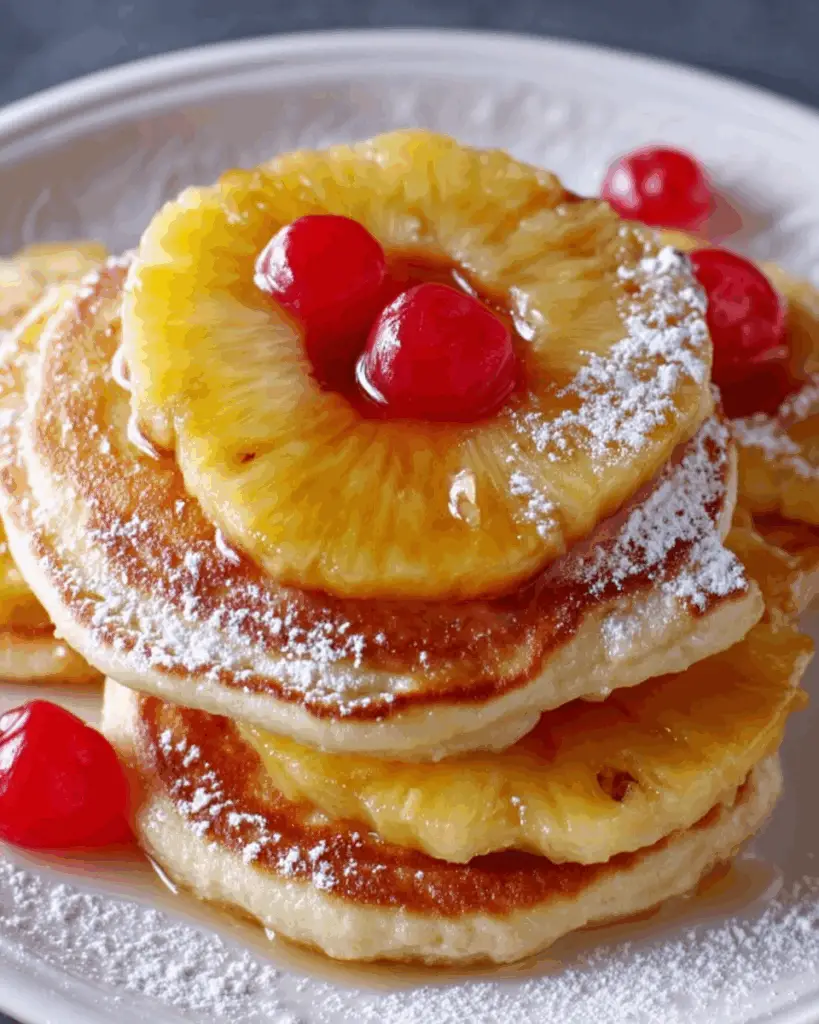 Pineapple Upside-Down Pancakes