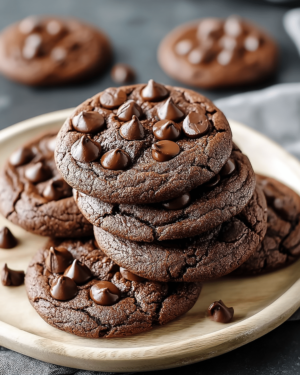 Double Chocolate Chip Cookies