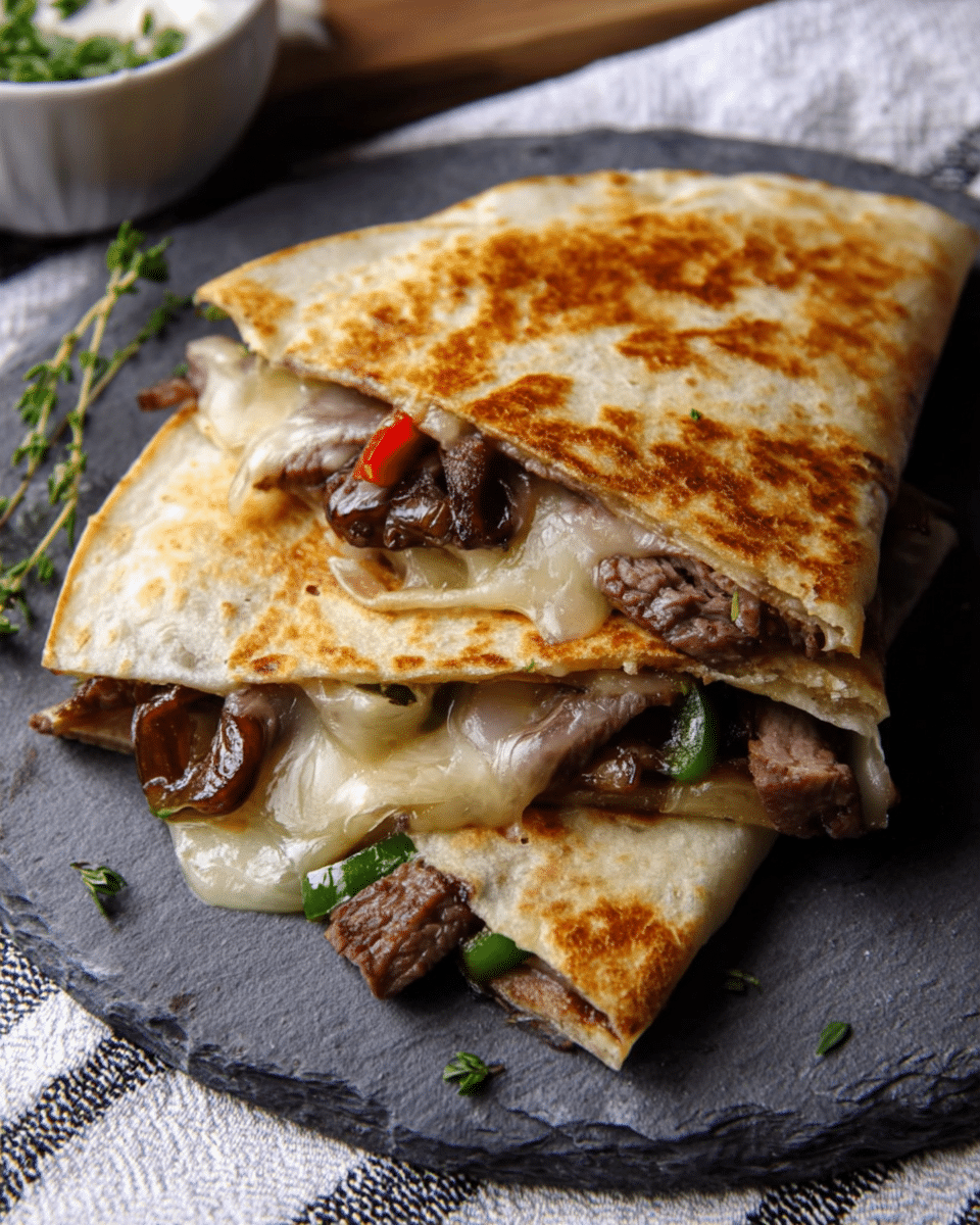 Leftover Steak Quesadillas