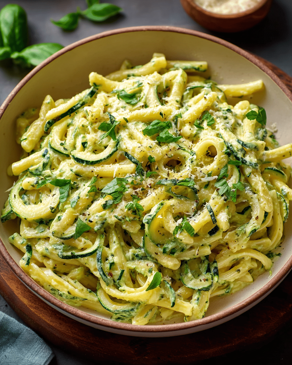 Creamy Zucchini Pasta