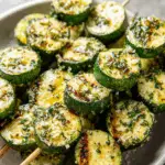 Garlic Butter Zucchini Skewers