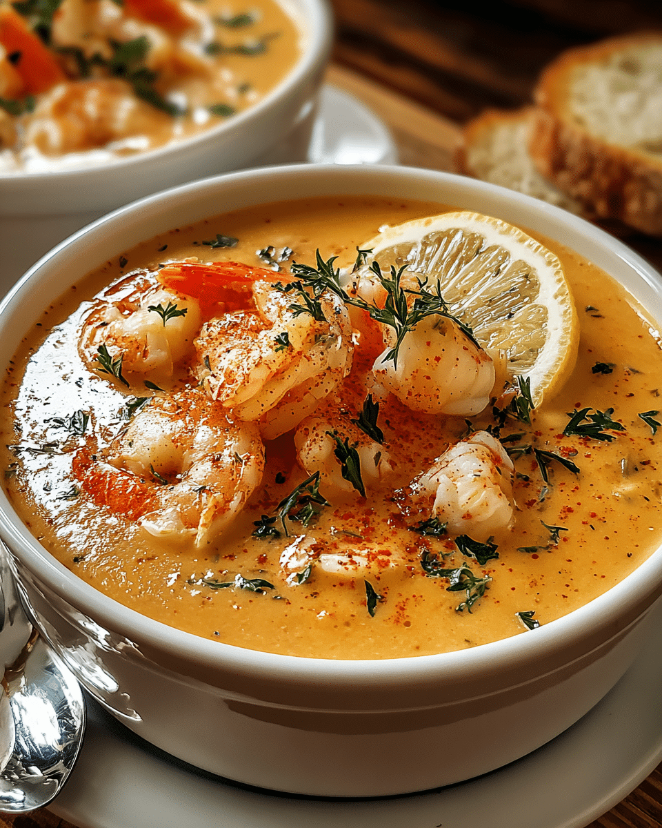 Creamy Crab & Shrimp Bisque Delight