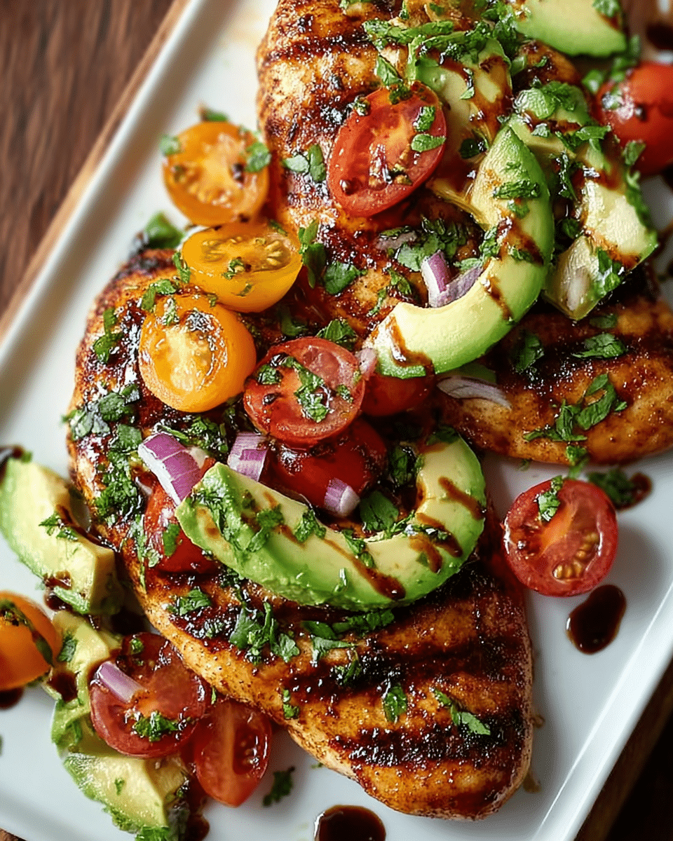 Grilled California Avocado Chicken