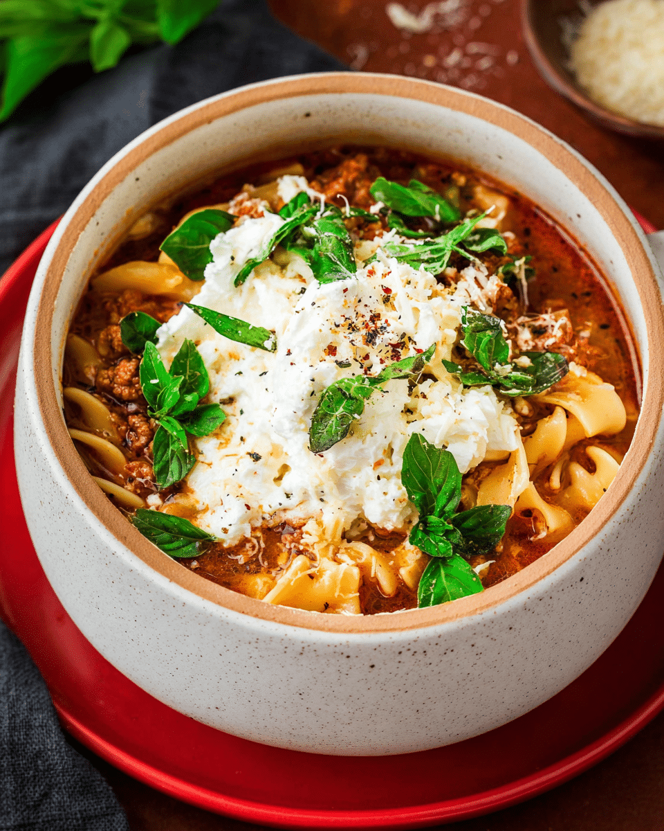 Lasagna Soup