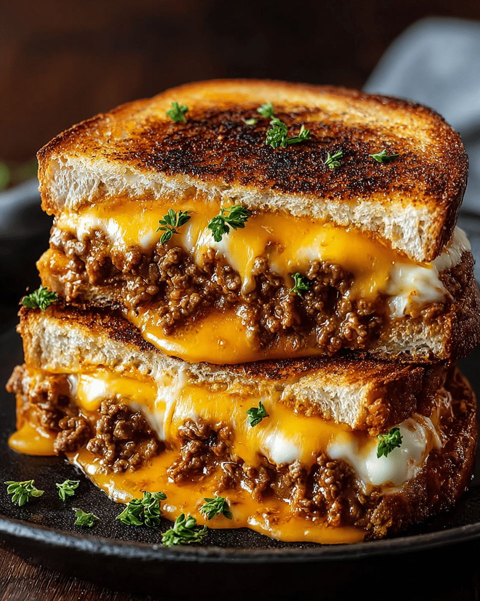 Cheesy Ground Beef Melt