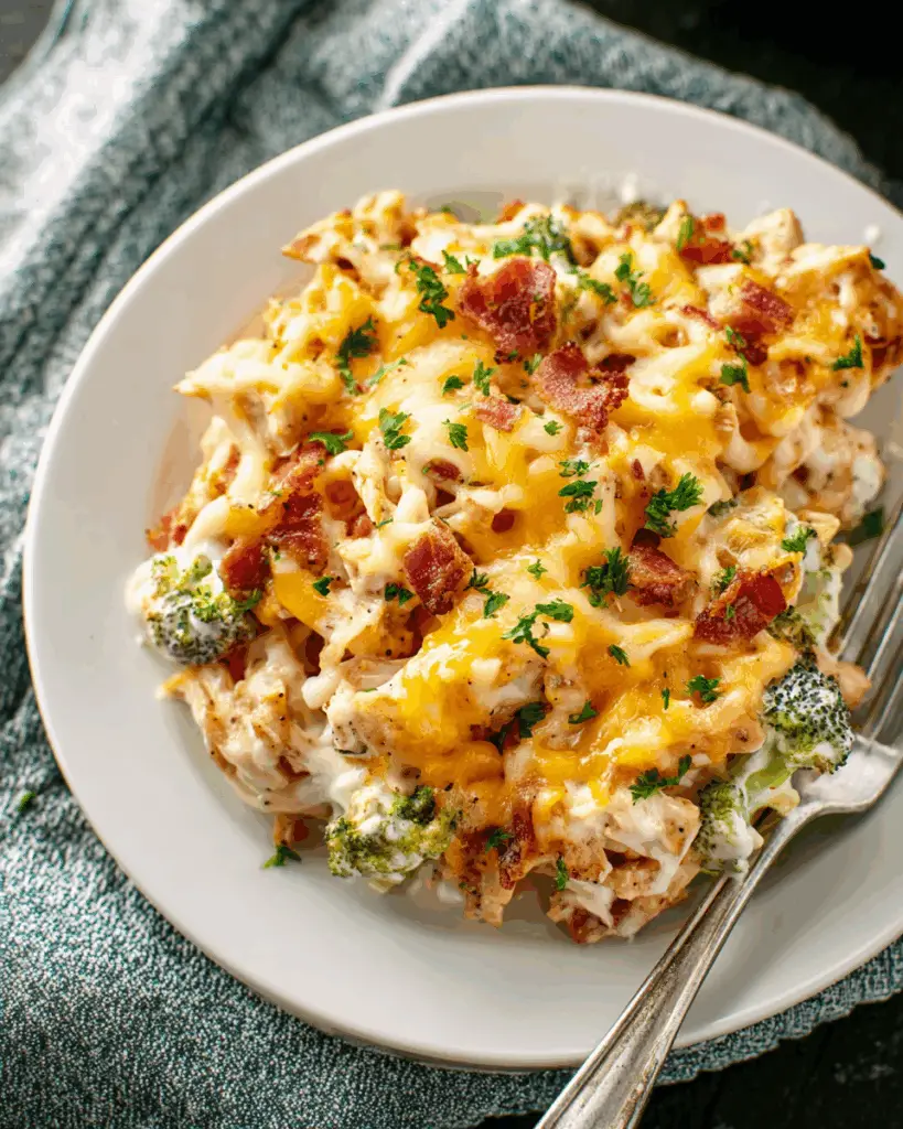 Chicken Bacon Ranch Casserole