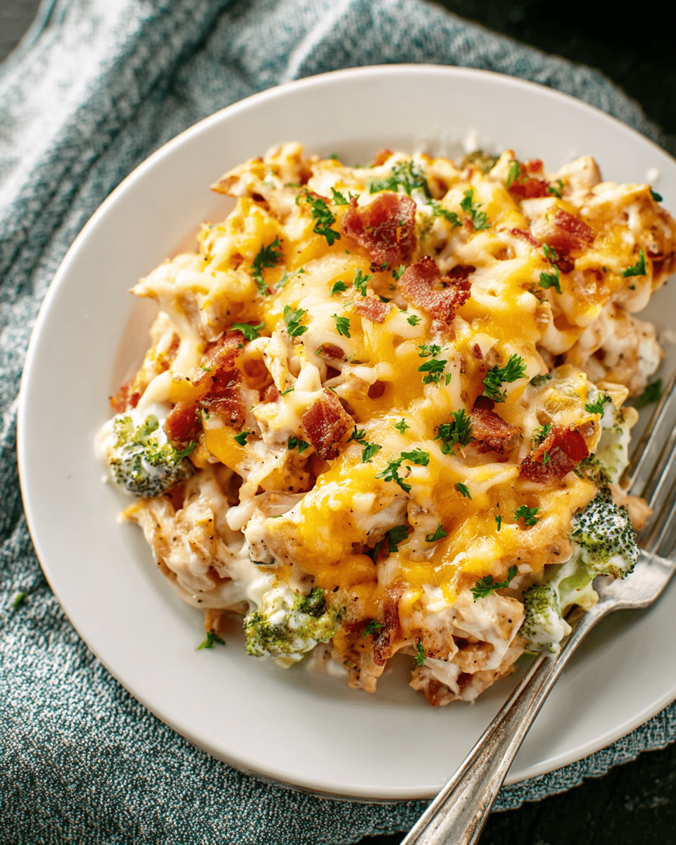 Chicken Bacon Ranch Casserole