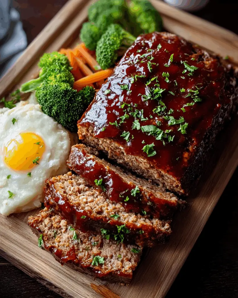 Savory Oven-Baked Meatloaf with a Tangy Glaze