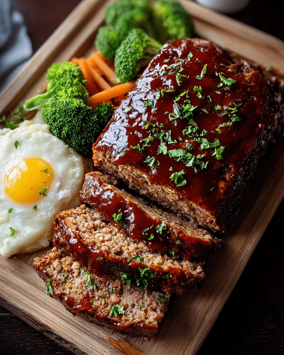 Savory Oven-Baked Meatloaf with a Tangy Glaze