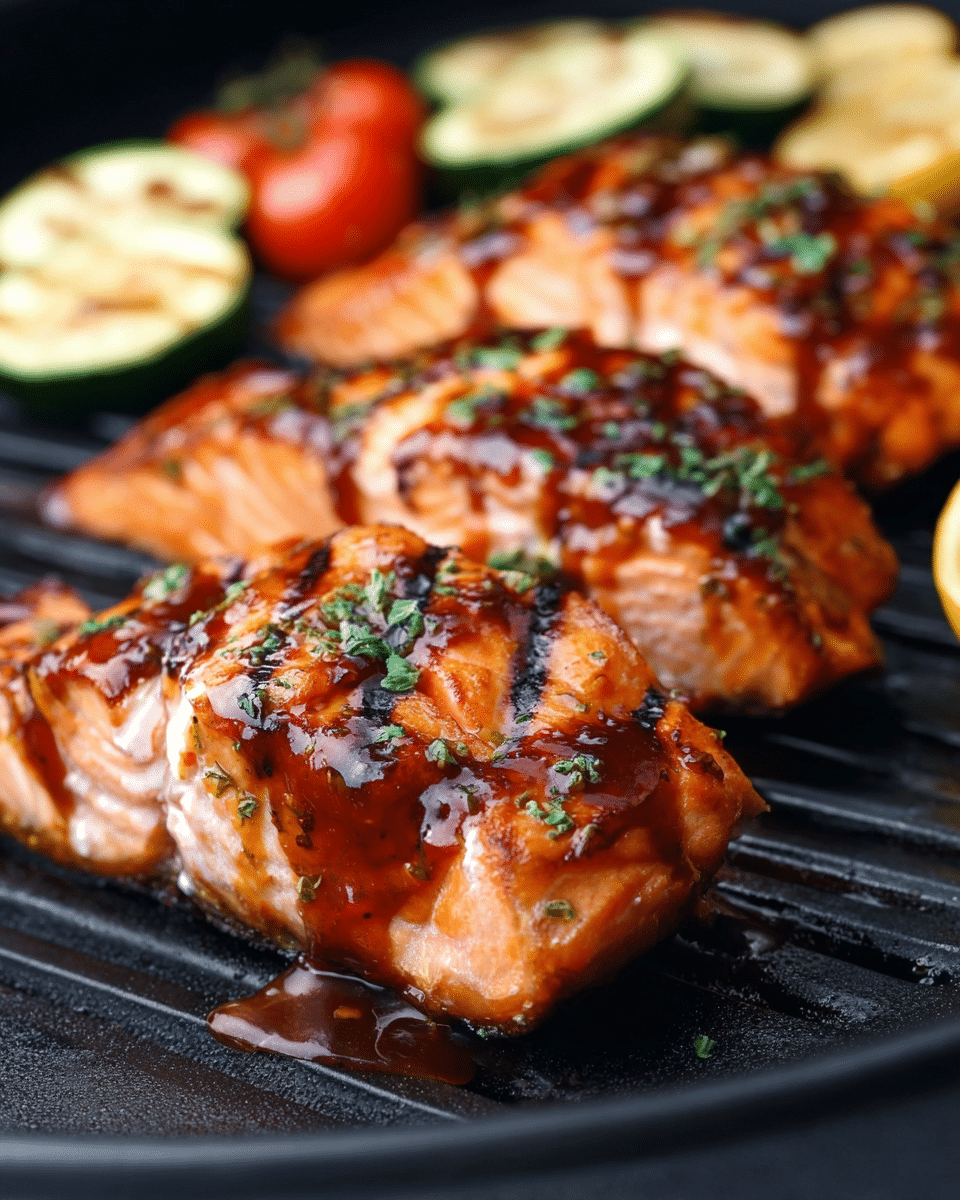 BBQ Grilled Salmon