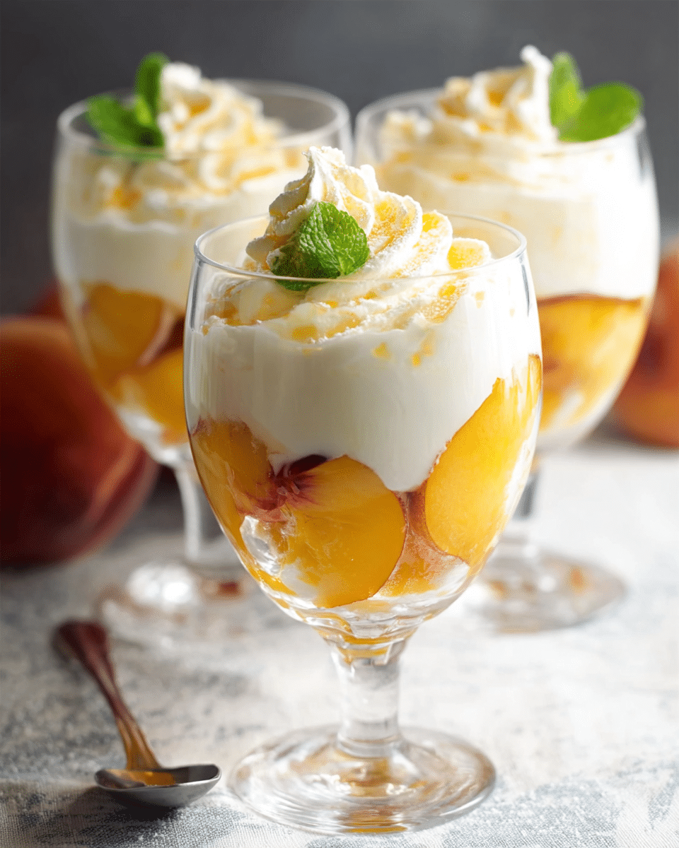 Peaches and Cream Delight