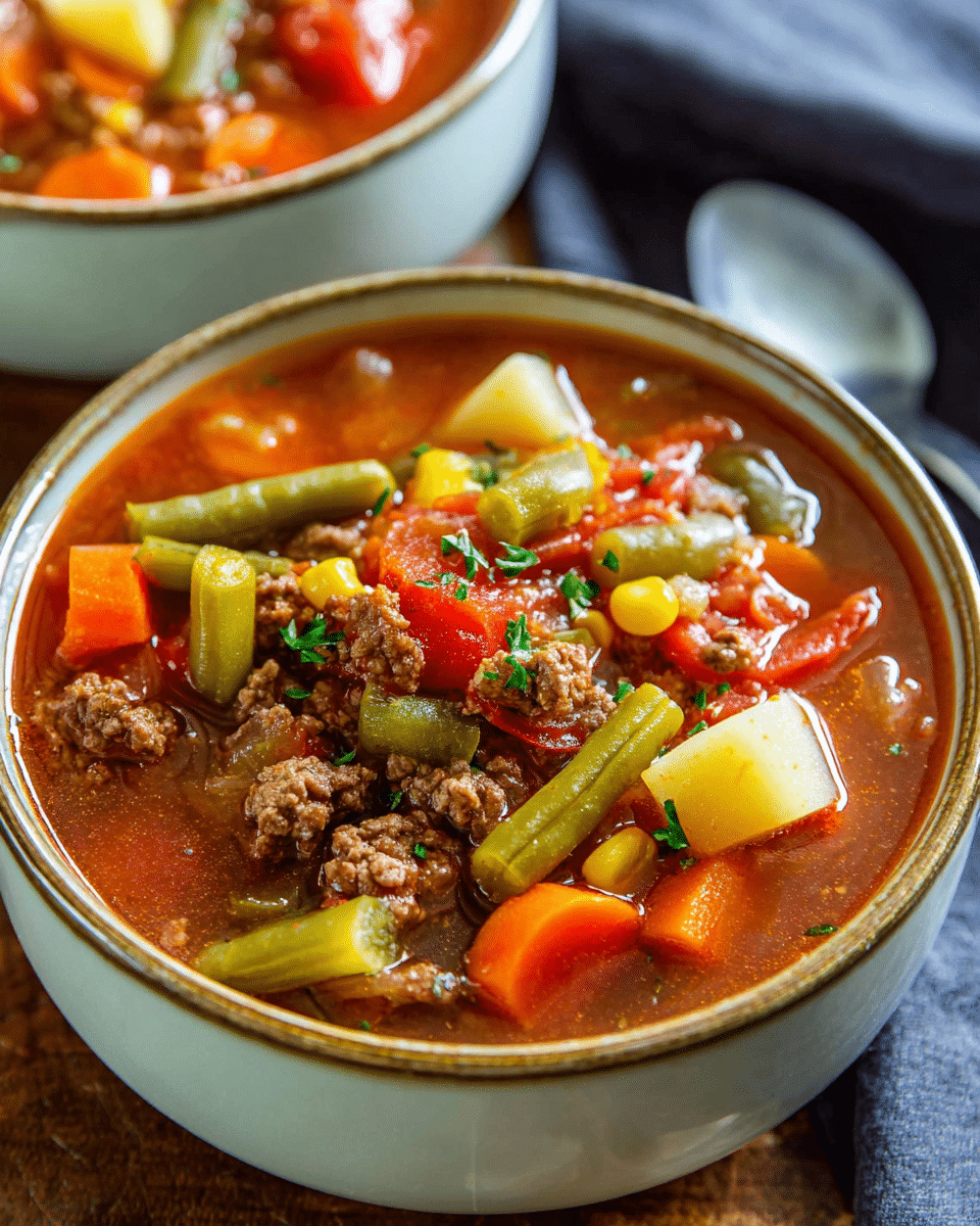 Hearty Hamburger Soup