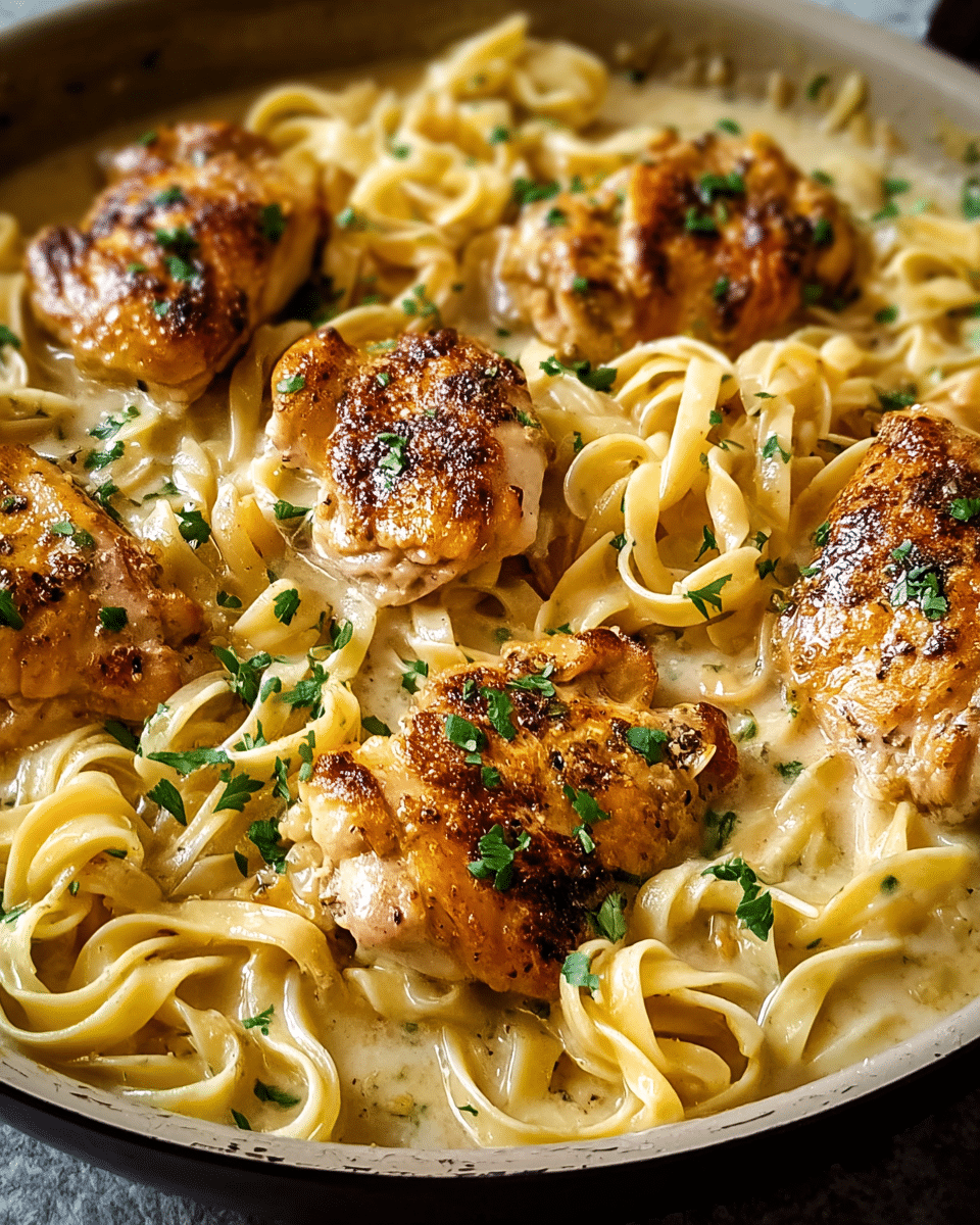 One-Pan Chicken with Buttered Noodles