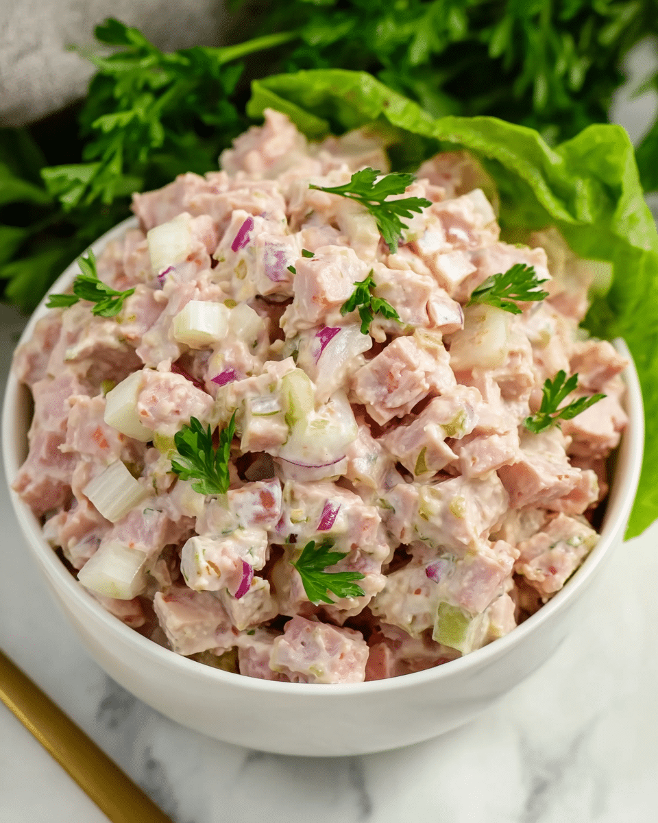 Deviled Ham Salad Wraps