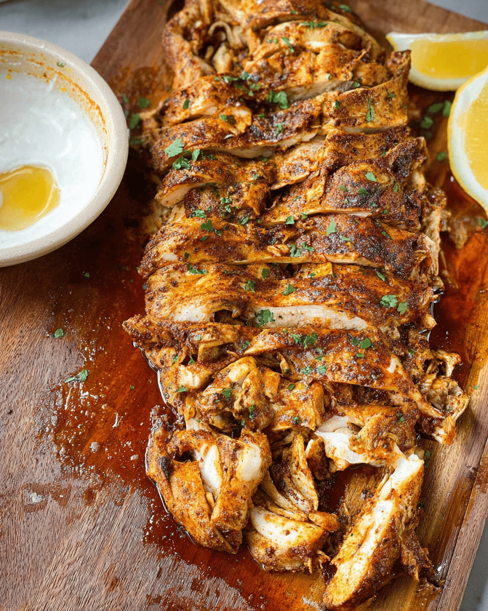 Chicken Shawarma in a Loaf Pan