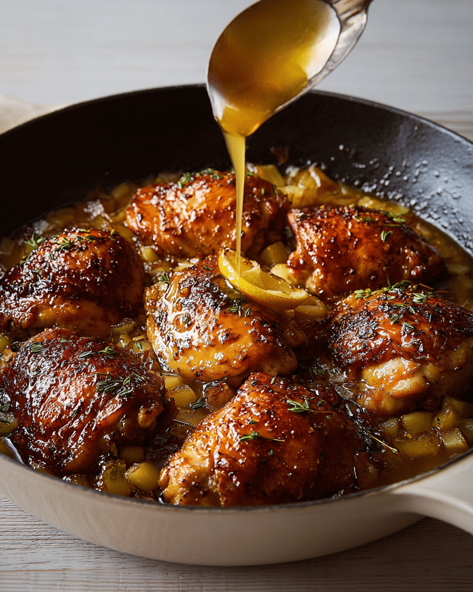 Apple Cider Glazed Chicken