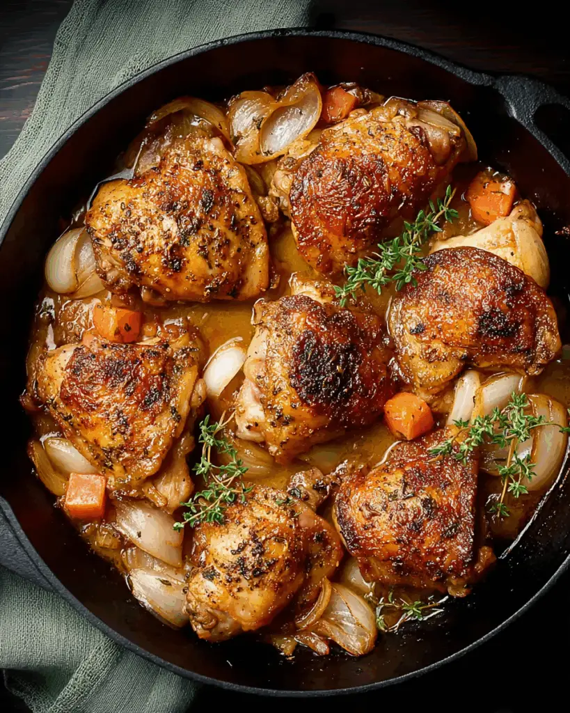 Apple Cider Vinegar Braised Chicken
