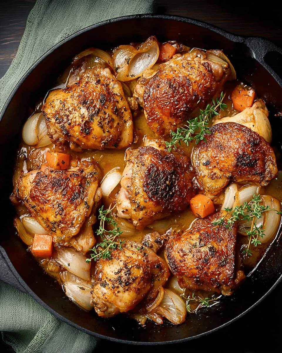 Apple Cider Vinegar Braised Chicken