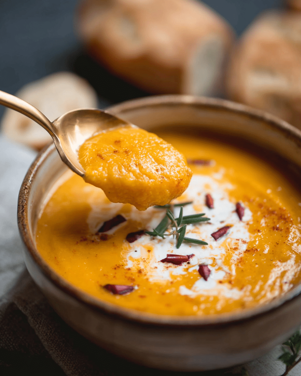 Carrot and Sweet Potato Soup