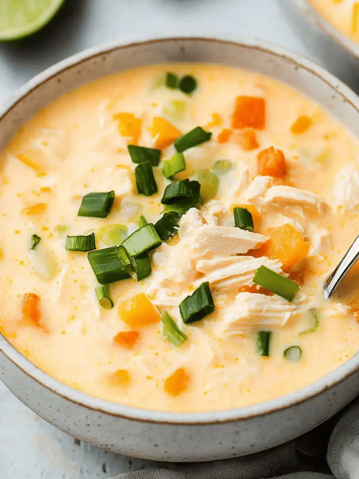 Creamy Buffalo Chicken Soup