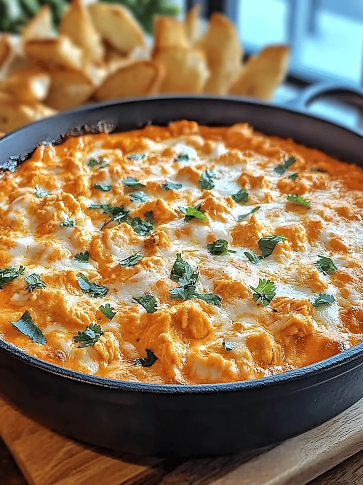 Buffalo Chicken Dip with Cream Cheese