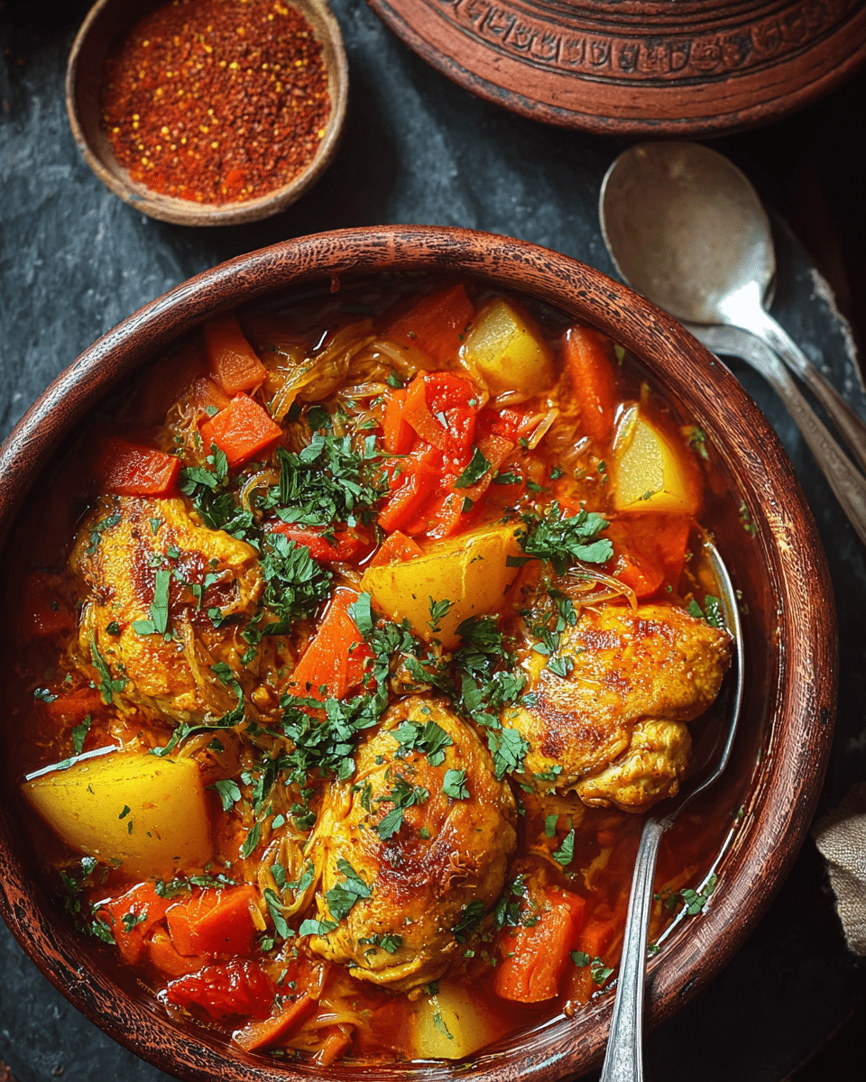 Moroccan Chicken Stew