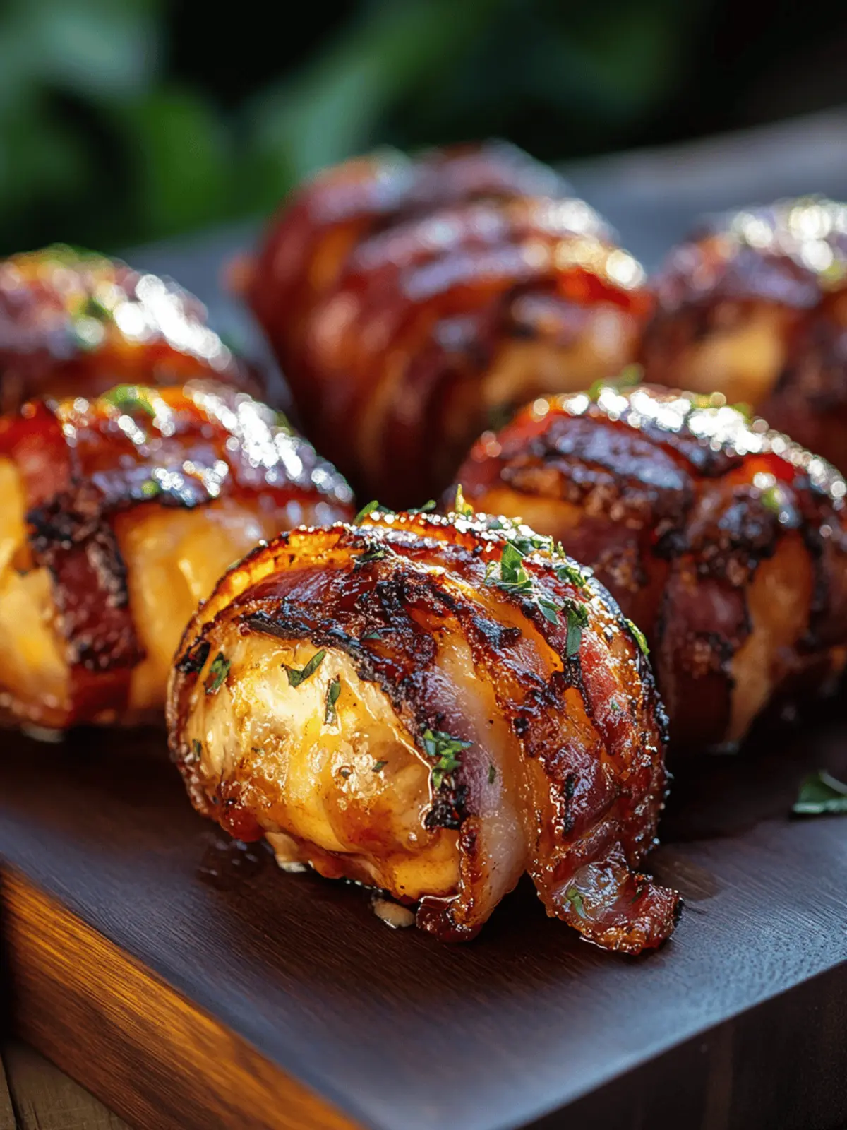 Cheddar-stuffed Bbq Bacon Bombs