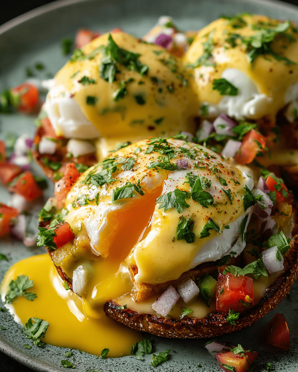 Mexican Eggs Benedict: A Healthy Brunch with Bold Flavor