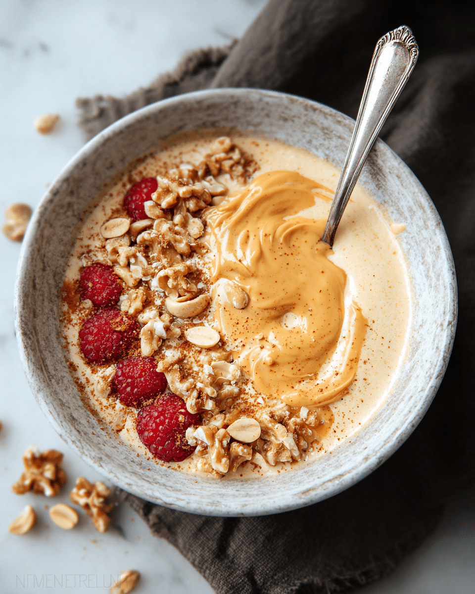 Peanut Butter Yogurt Protein Bowl