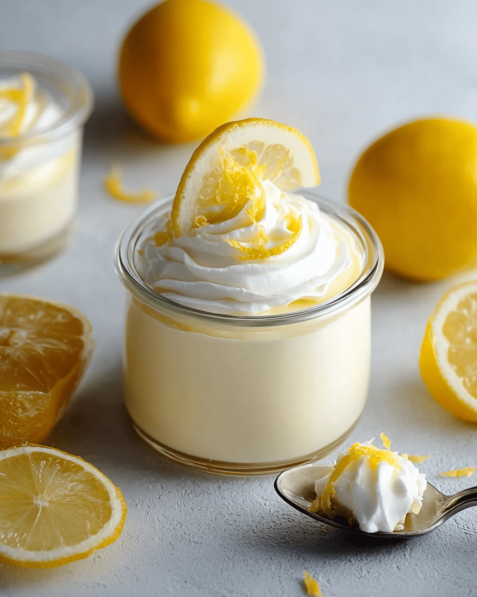 Sunlit Lemon Cloud Mousse