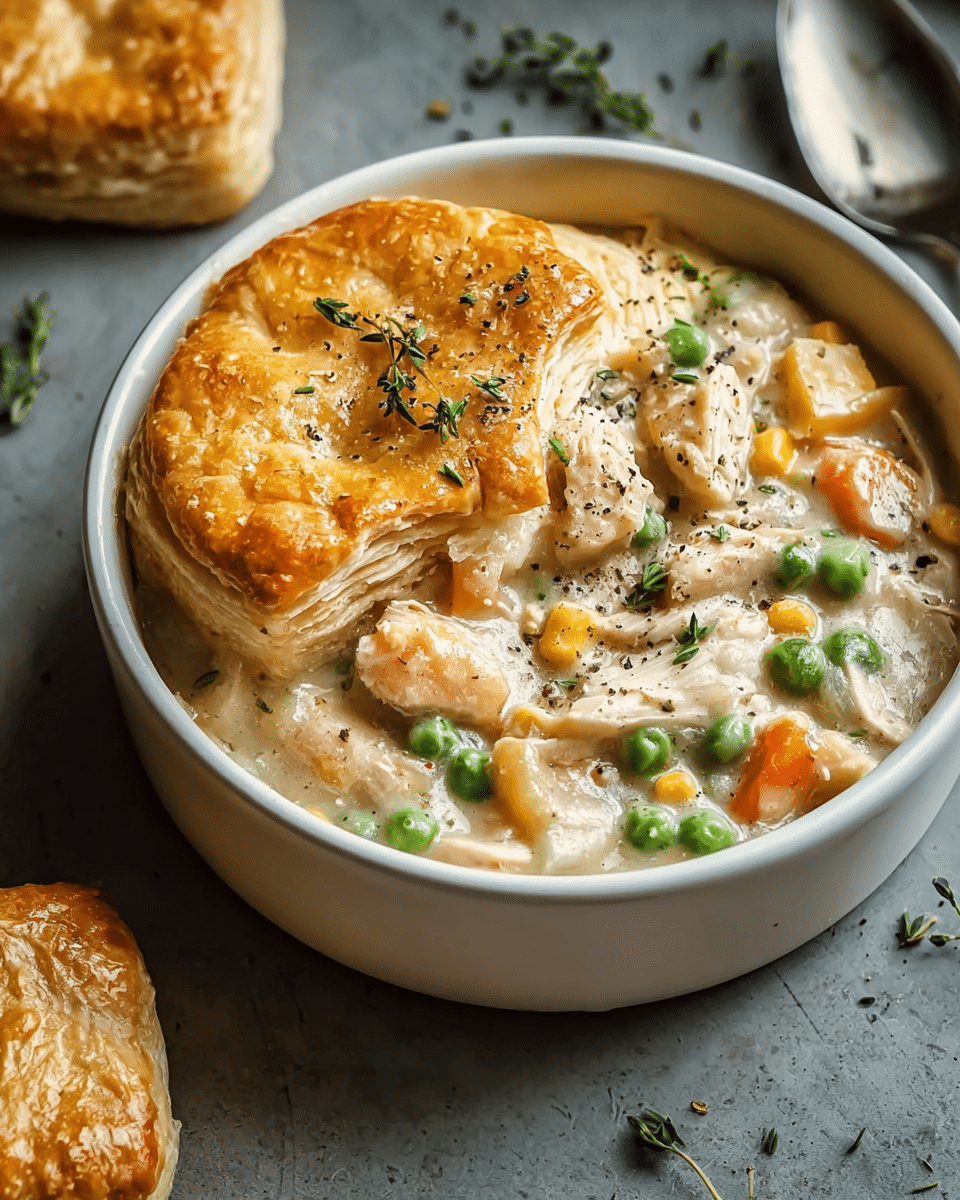 Slow Cooker Chicken Pot Pie