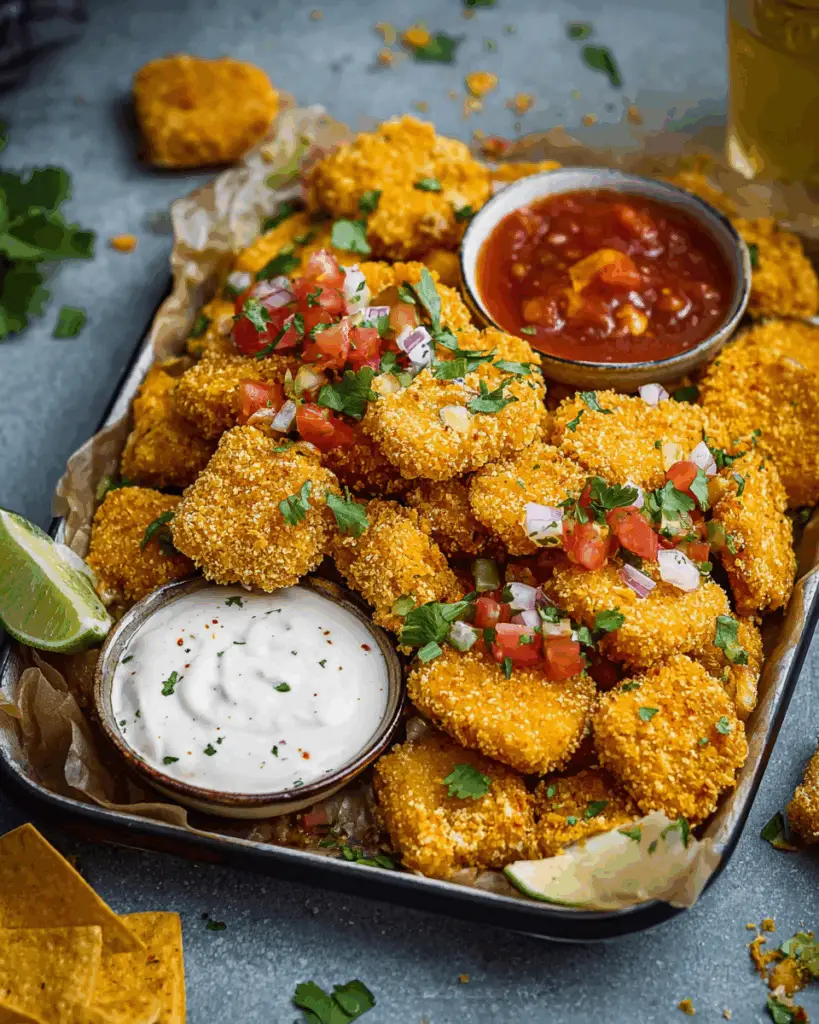 Vegan Fried Queso