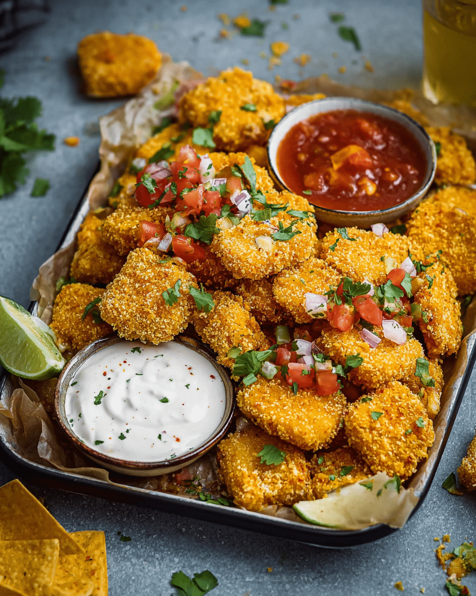 Vegan Fried Queso