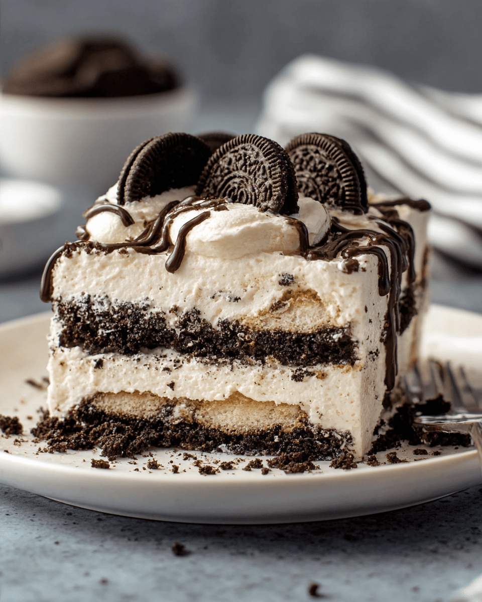 Oreo Cheesecake Icebox Cake