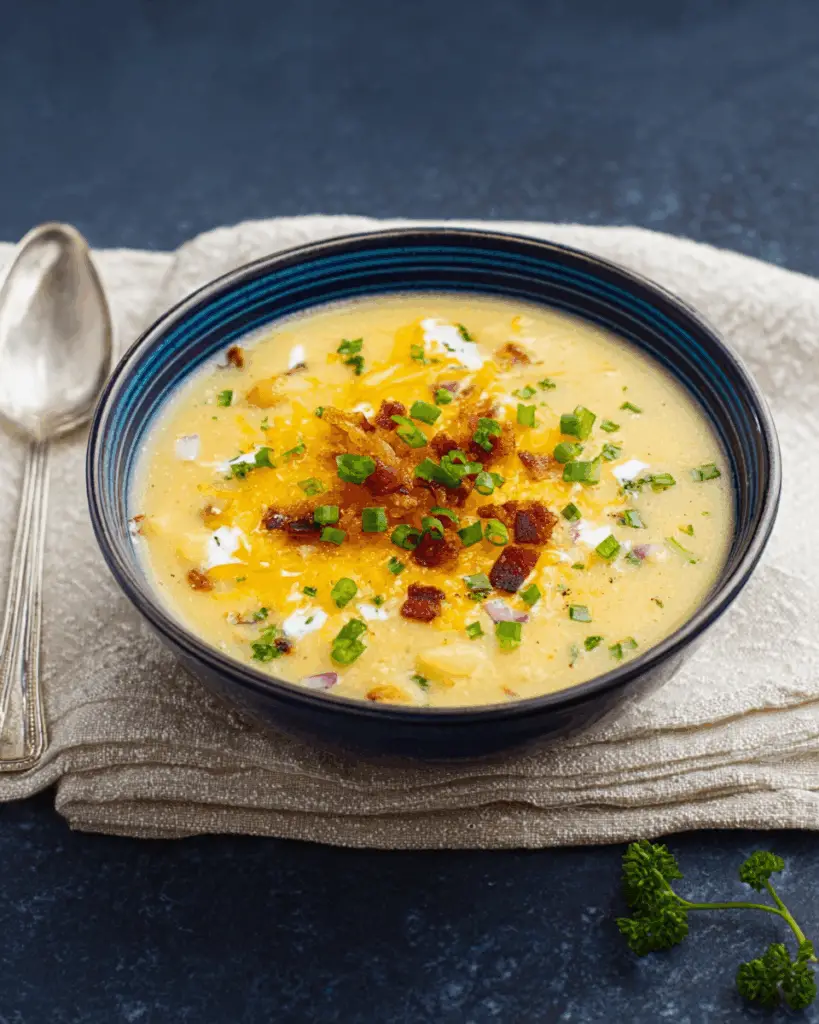 Crispy Hash Brown Potato Soup