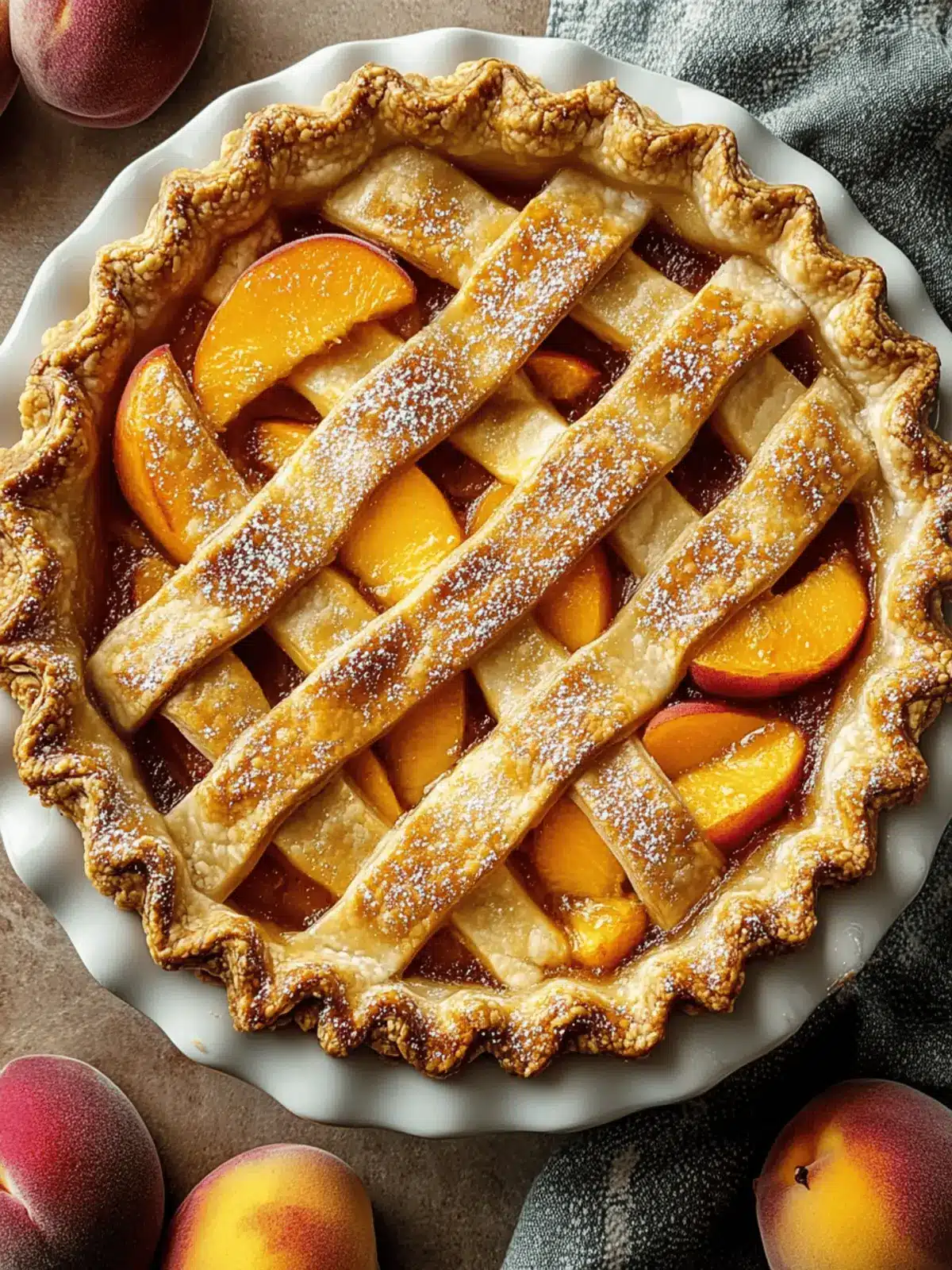 Fresh Peach Pie