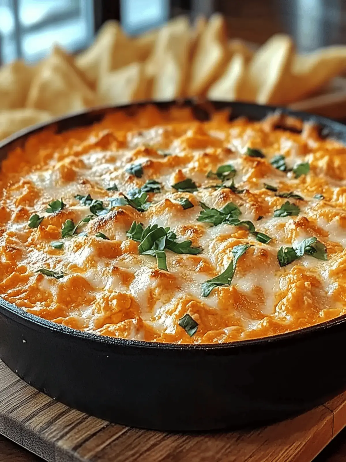 Buffalo Chicken Dip with Cream Cheese