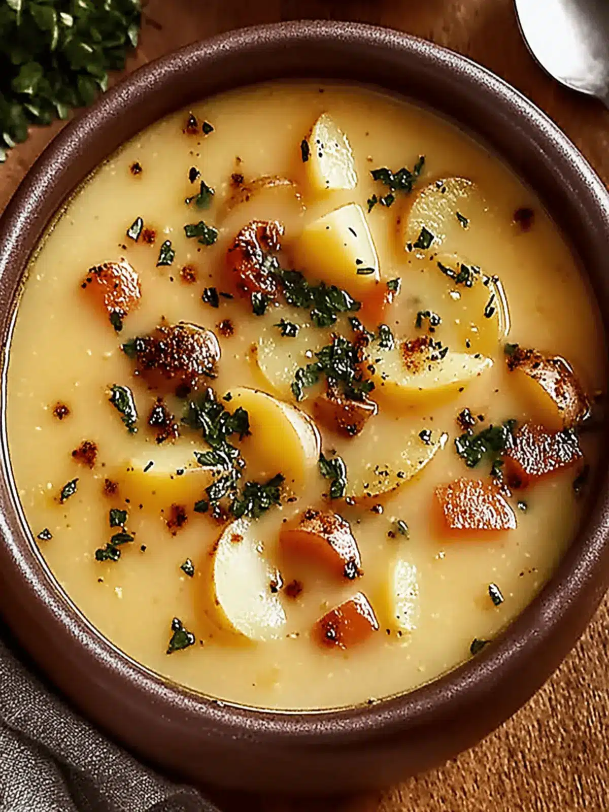 Slow Cooker Cajun Potato Soup