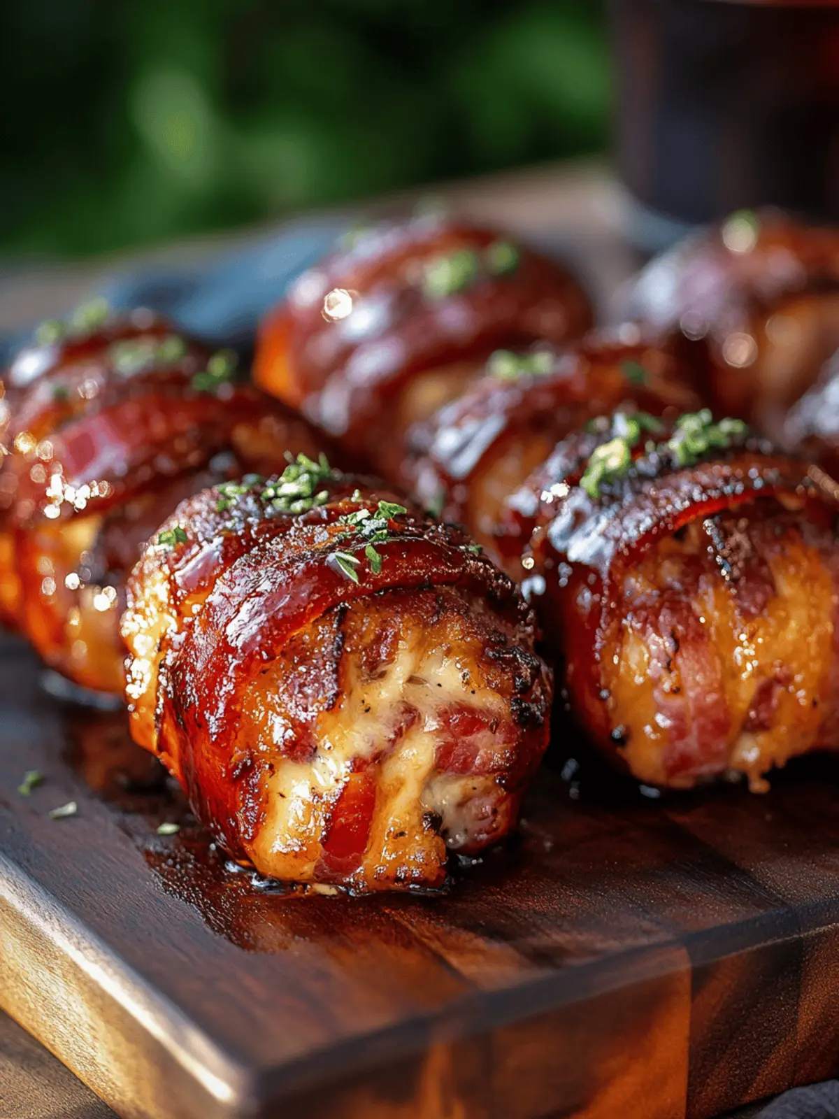 Cheddar-stuffed Bbq Bacon Bombs