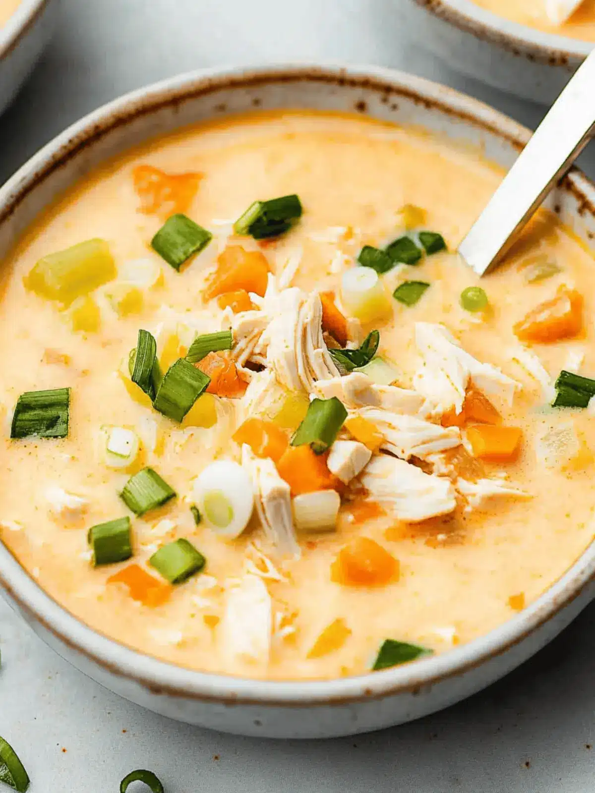 Creamy Buffalo Chicken Soup