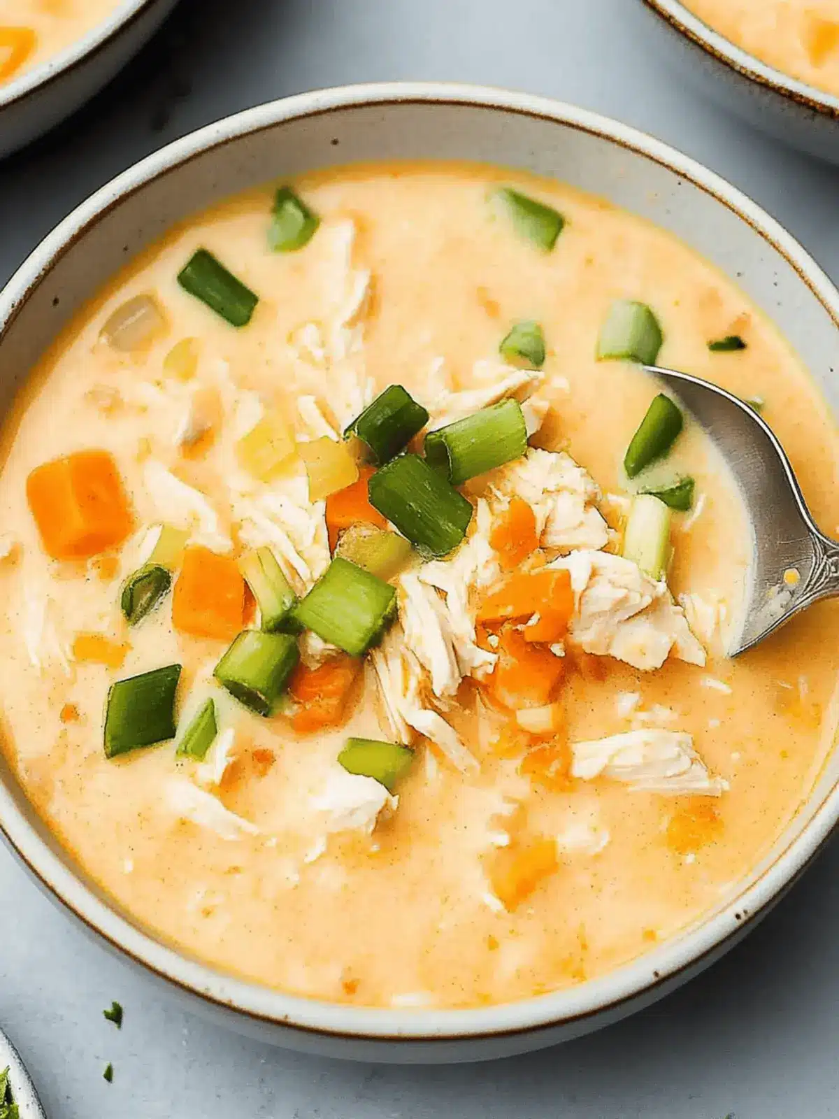 Creamy Buffalo Chicken Soup