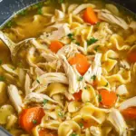 Chicken Noodle Soup with Egg Noodles