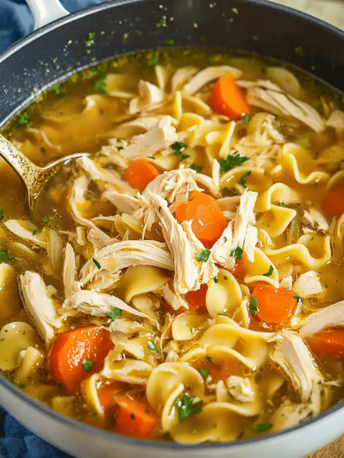 Chicken Noodle Soup with Egg Noodles
